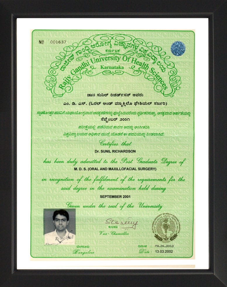 bnglr Certificate